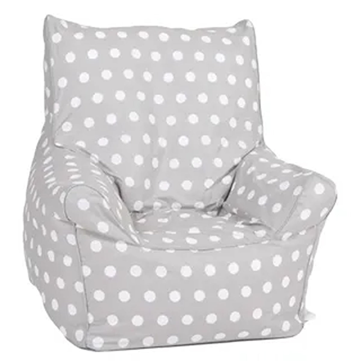 Delsit Delsit Bean Chair - Grey W. Dots