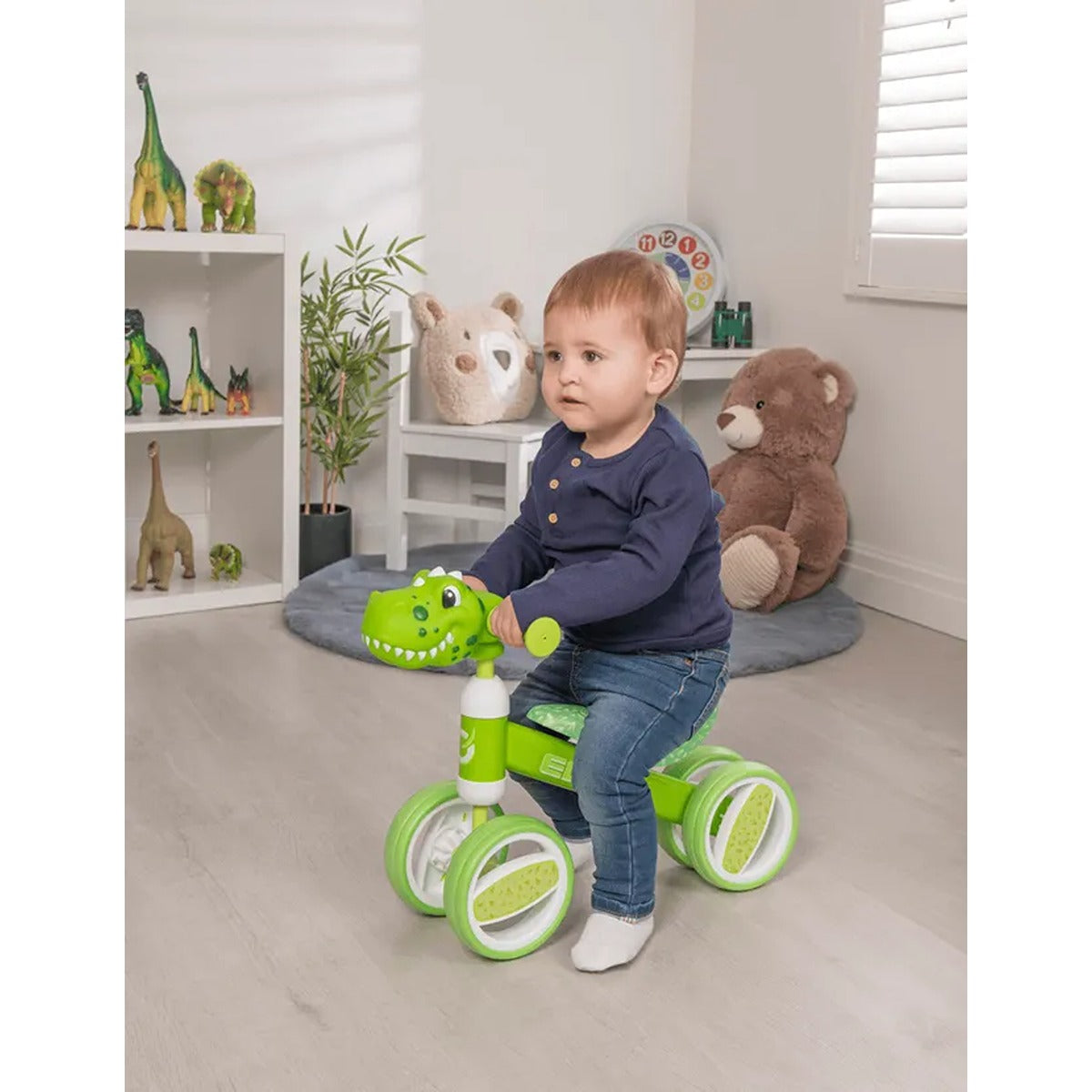 Evo Evo Character Head Bobble Bike - Dino