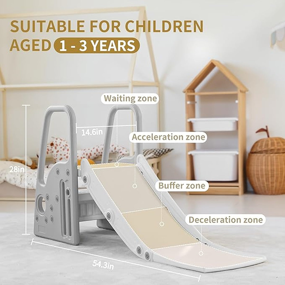 Ifam Ifam Apple Baby Slide Gray