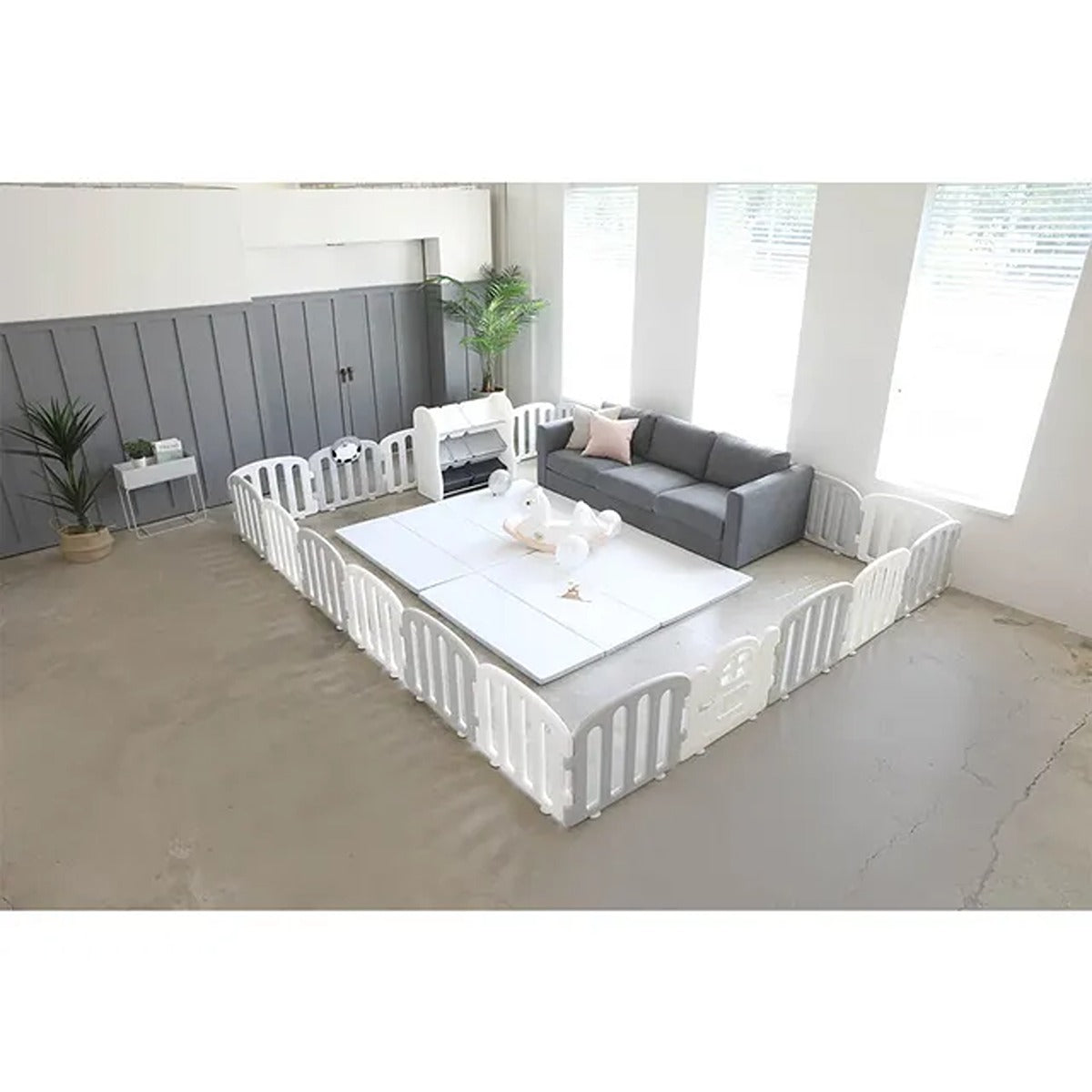 Ifam First Baby Room 140*200 White+Light Gray 10Ea