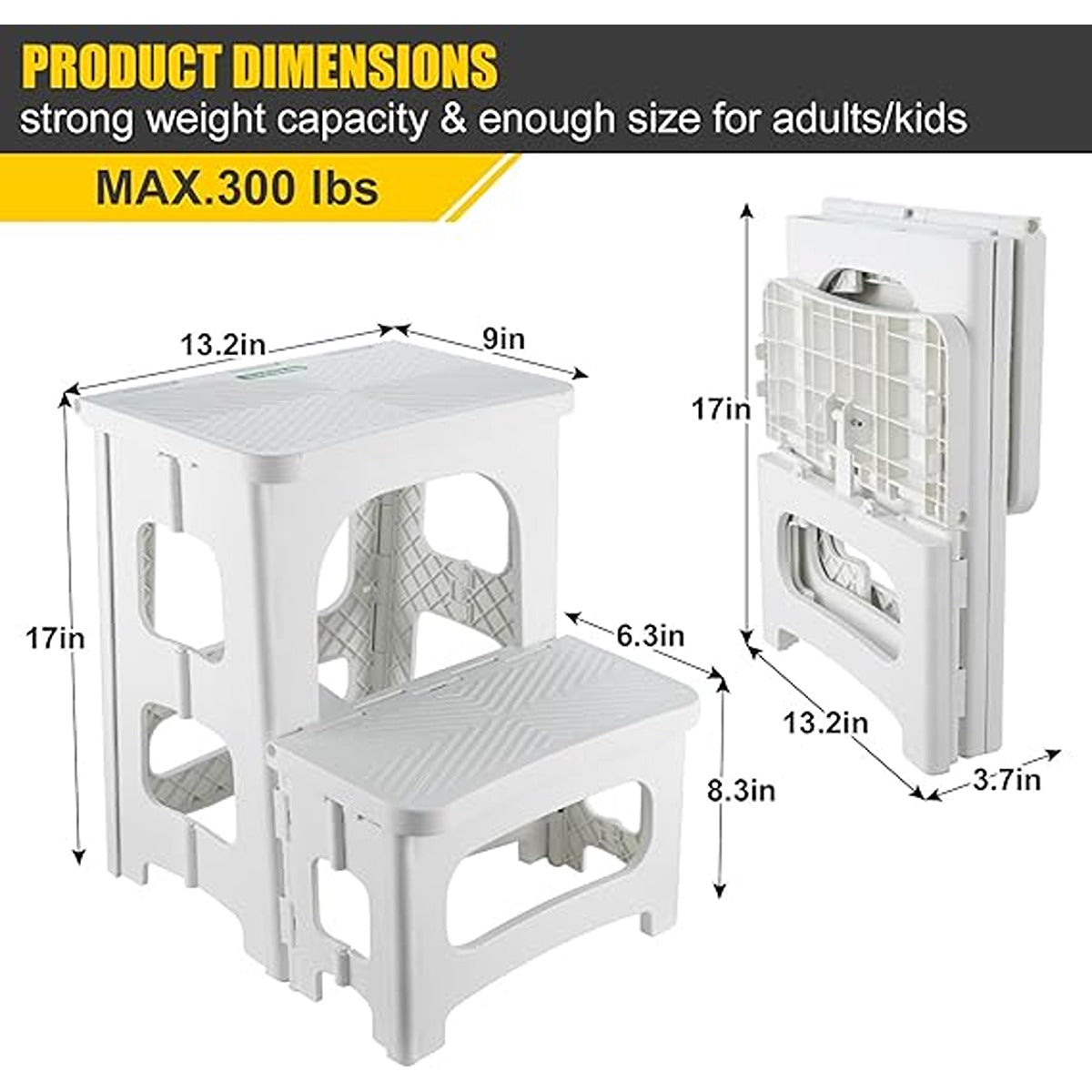 Ifam Ifam Safe Guard Step Stool - Pink