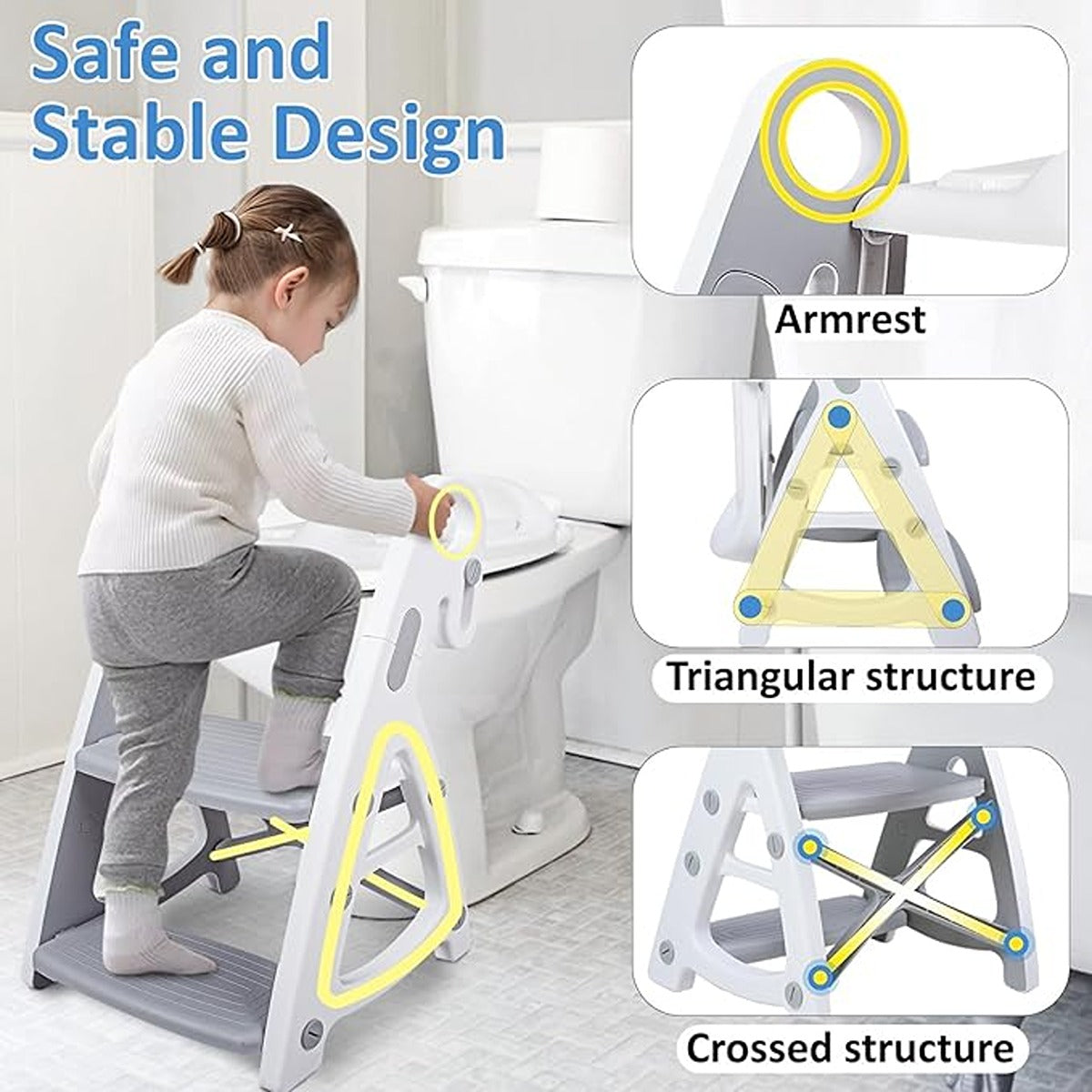 Ifam 3 In 1 Plus Multi Baby Potty (Gray)