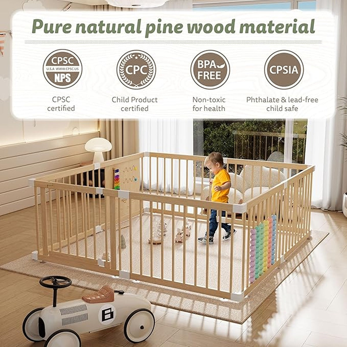 Ifam Ifam Thank You Babyroom Learning Activity Panel + Birch Room Beige