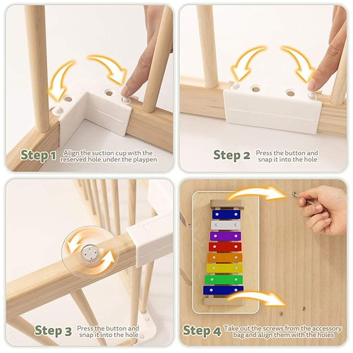 Ifam Ifam Thank You Babyroom Learning Activity Panel + Birch Room White