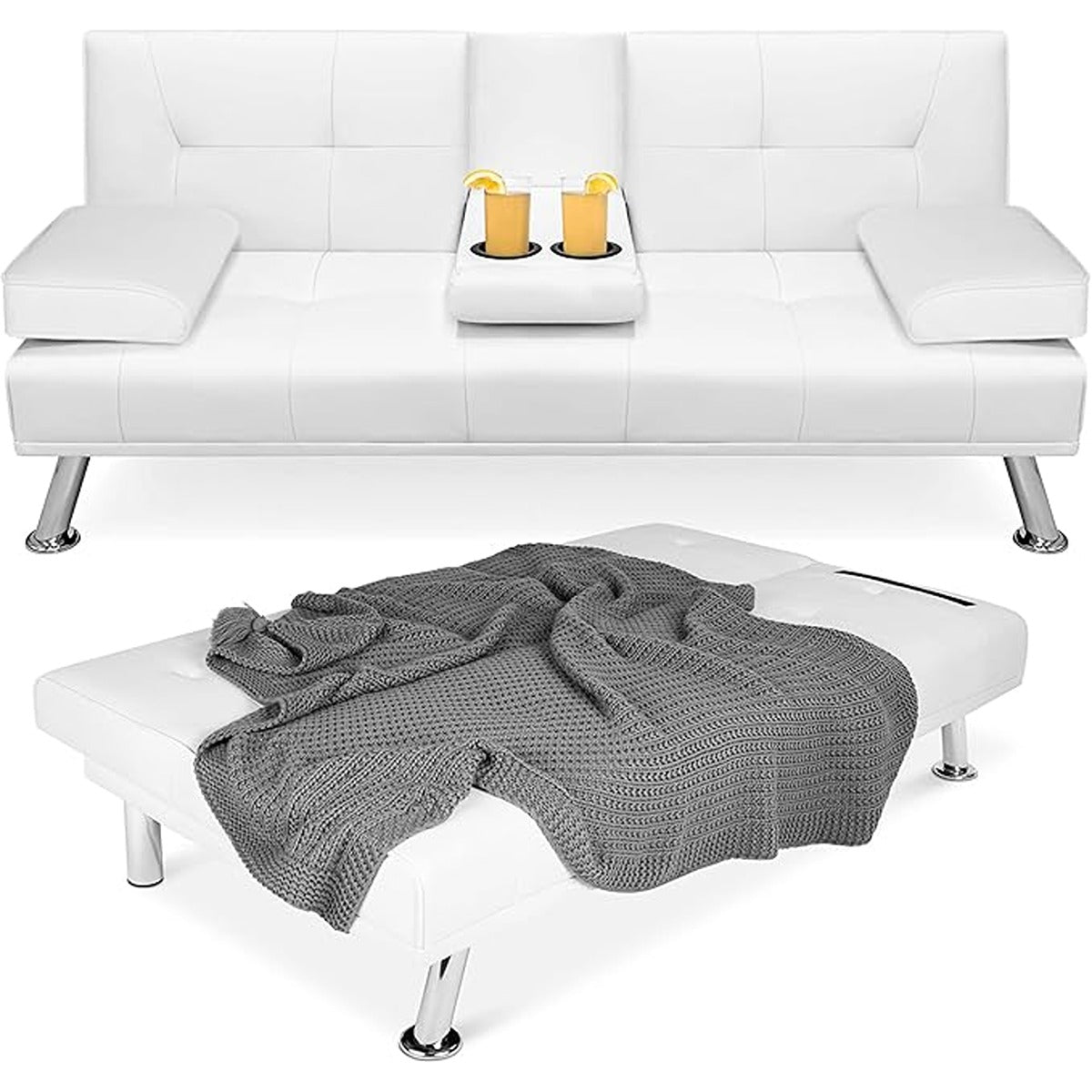 Ifam Easy Doing Kids Sofa (White/Gray)