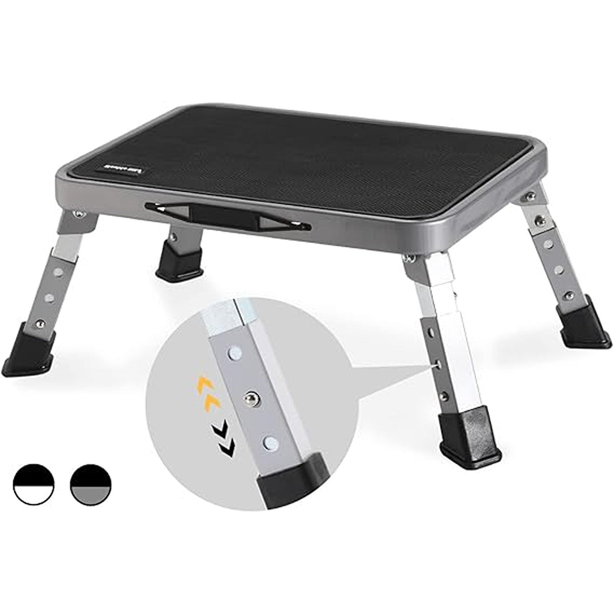 Ifam Foldable 3-Level Step Stool (White)