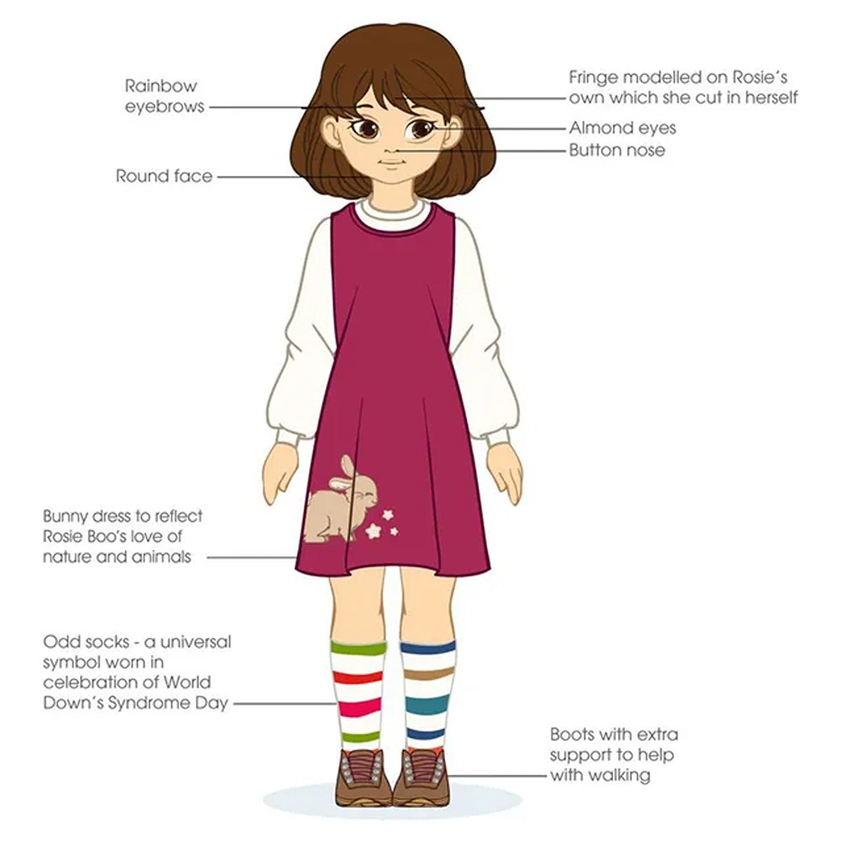 Lottie Lottie Rosie Boo Doll