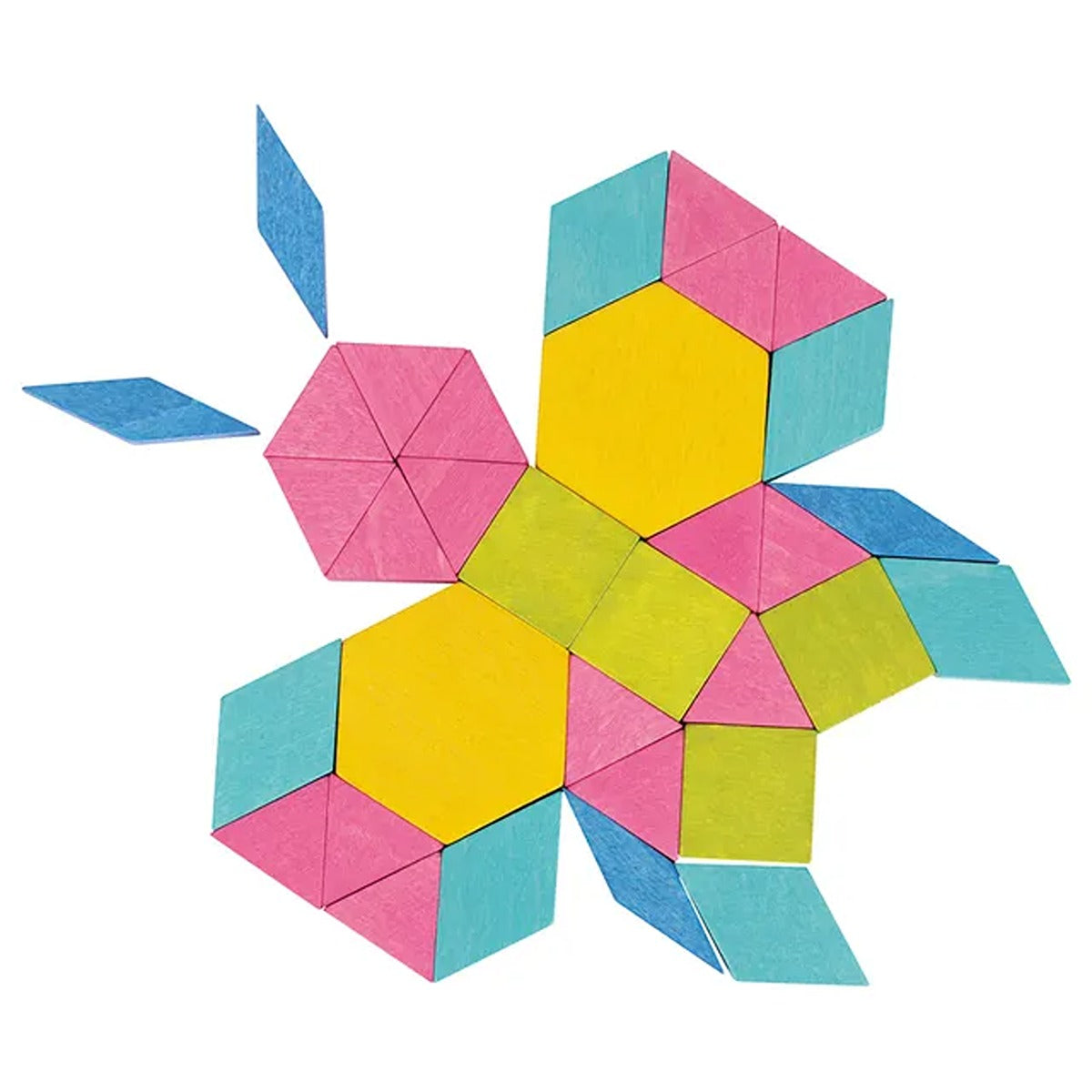 Lelin Wooden Mosaic Blocks 250 Pcs