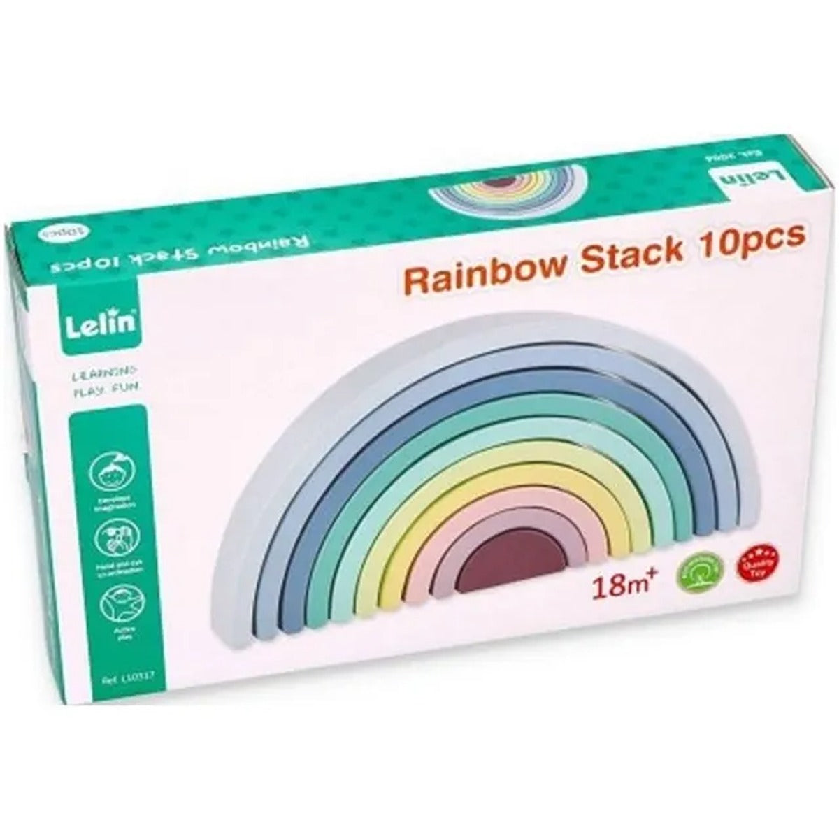 Lelin Lelin Rainbow Stack 10Pcs