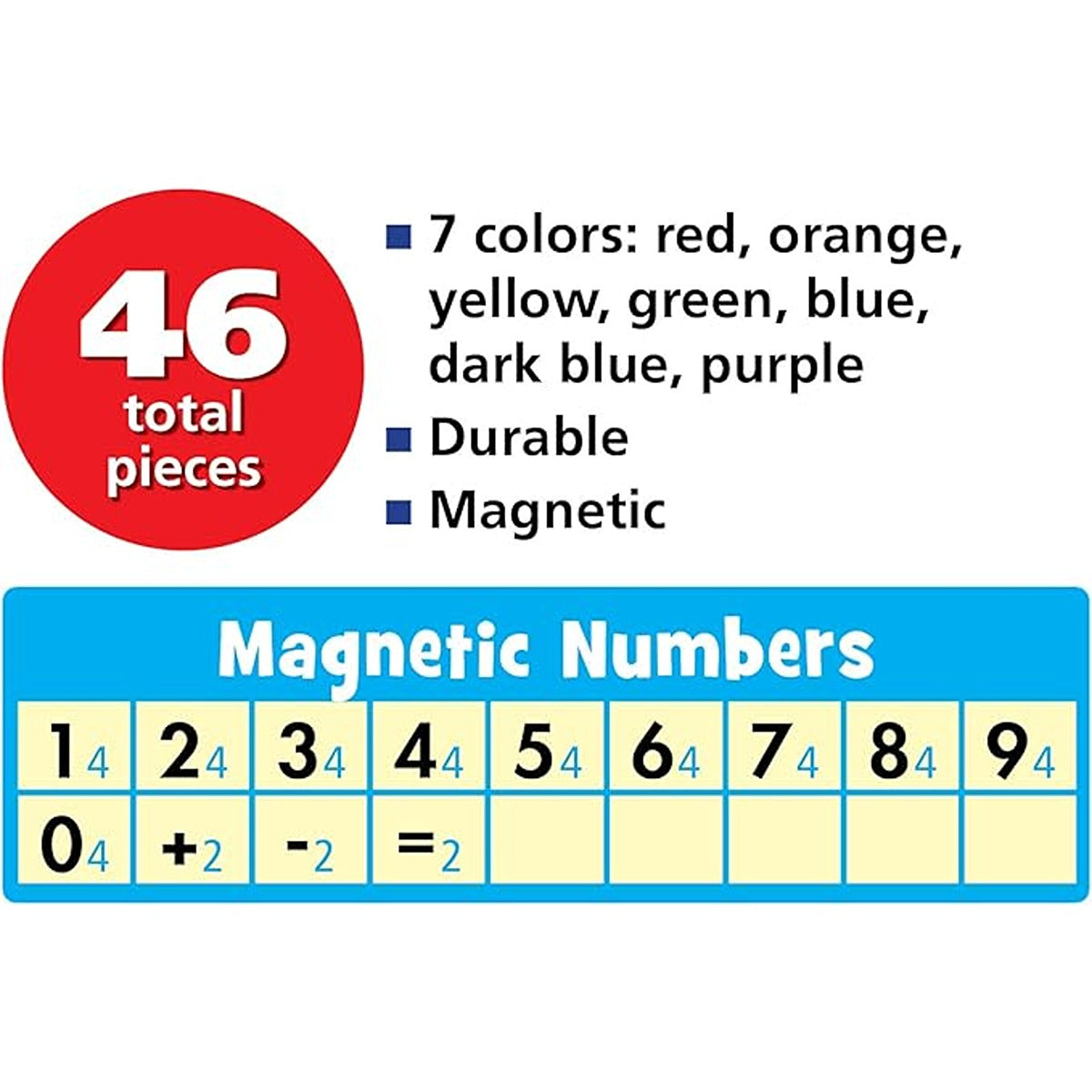 Lelin Magnetic Number (60 Pcs)