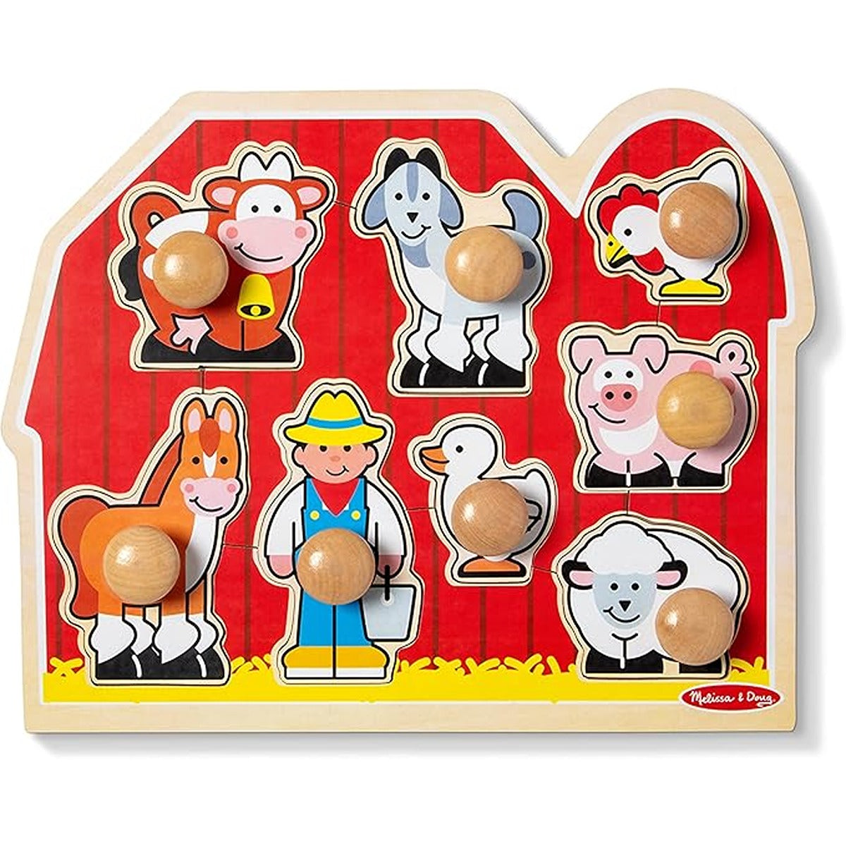 Lelin Farm Peg Puzzle-Big Size