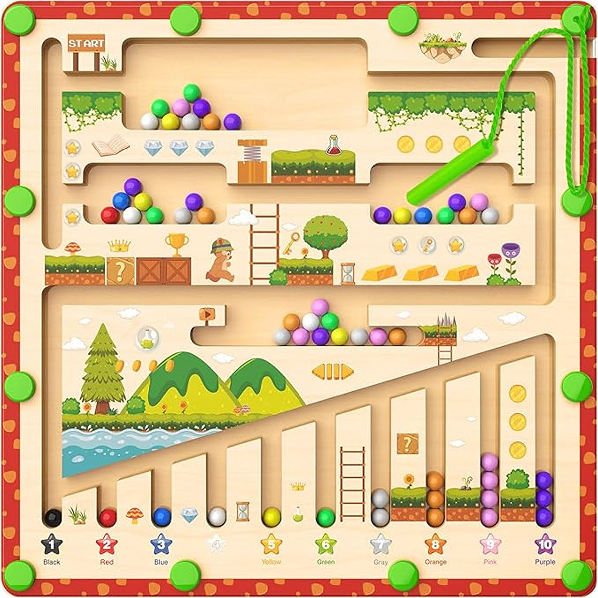 Lelin Lelin Fun Transport Magnetic Maze