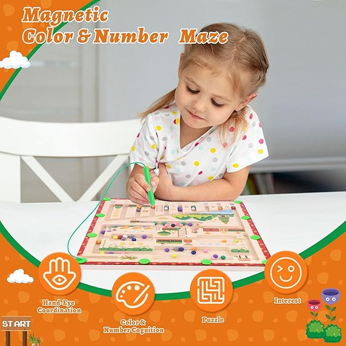 Lelin Lelin Fun Transport Magnetic Maze