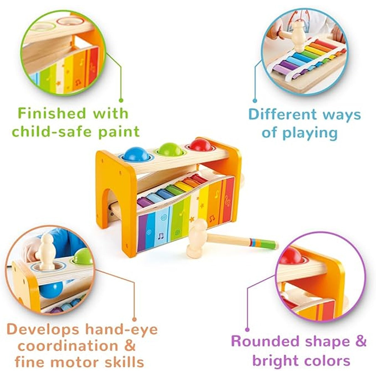 Lelin Lelin Musical World Hammer And Xylophone