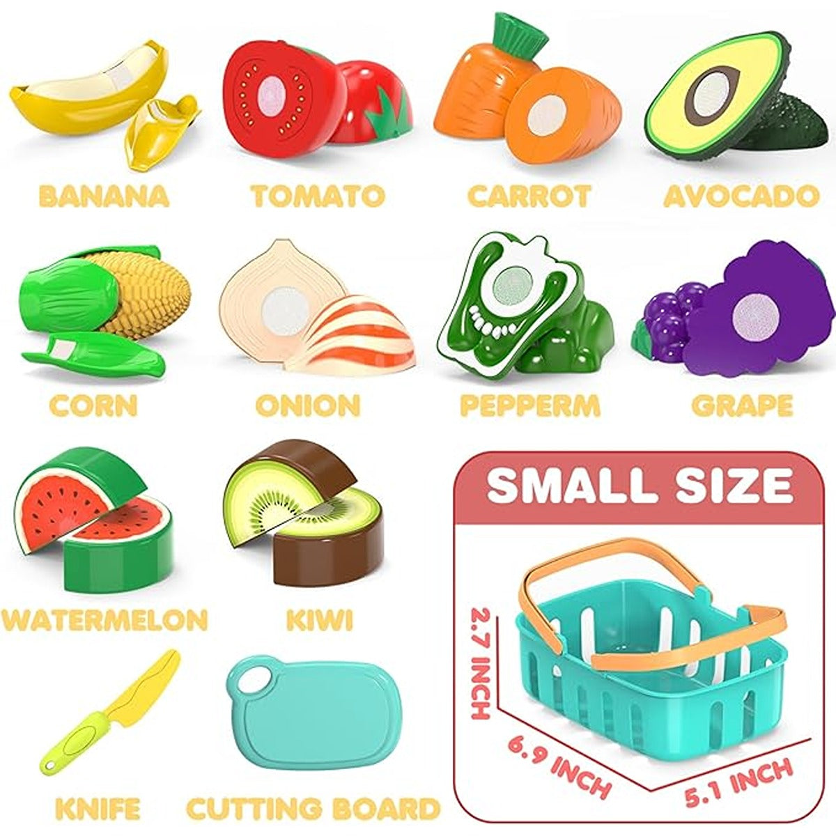 Lelin Vegetable Play Set