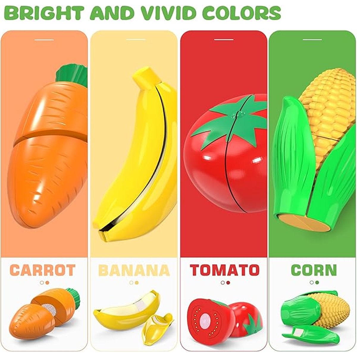 Lelin Vegetable Play Set