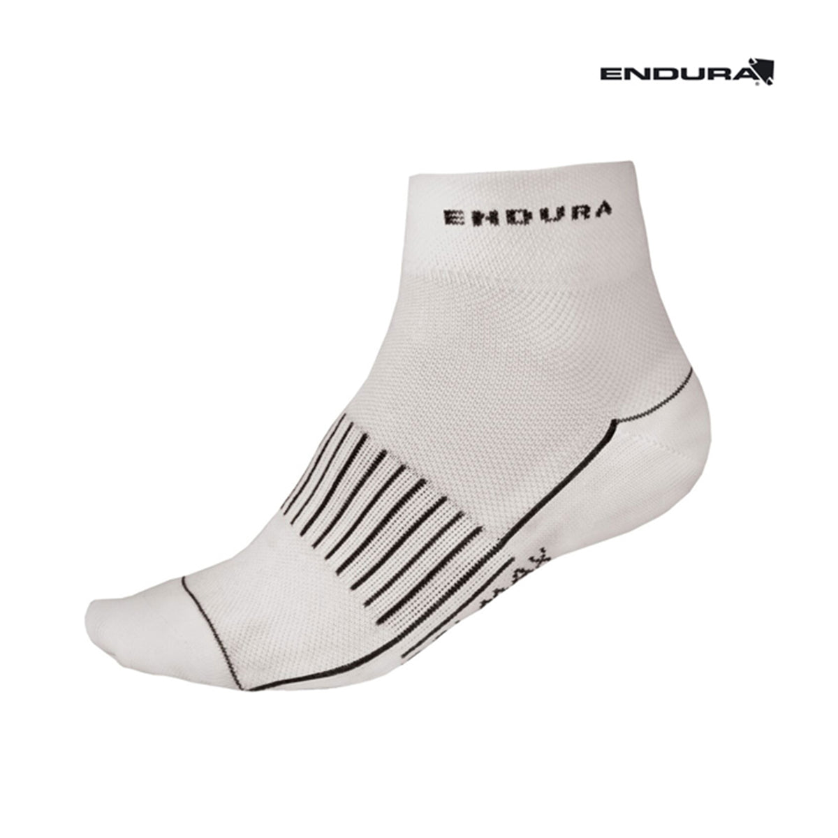 Endura Coolmax Race ll Sock - Triple Pack - Small/Medium - White