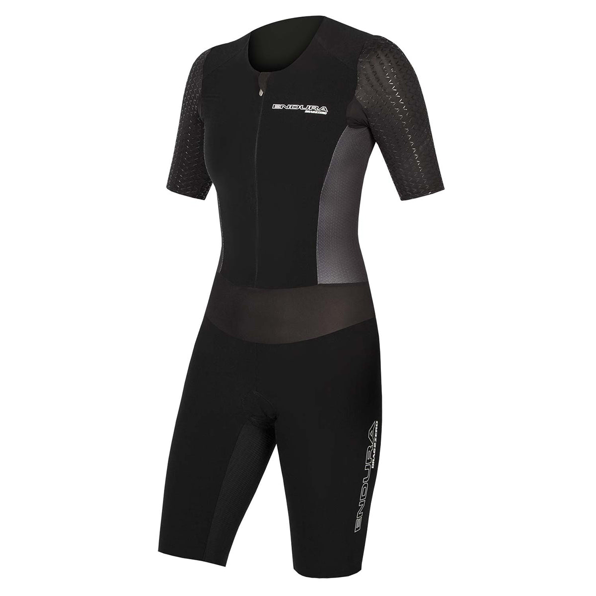 Endura Wms QDC D2Z S/S Tri Suit II with SST - Medium - Black