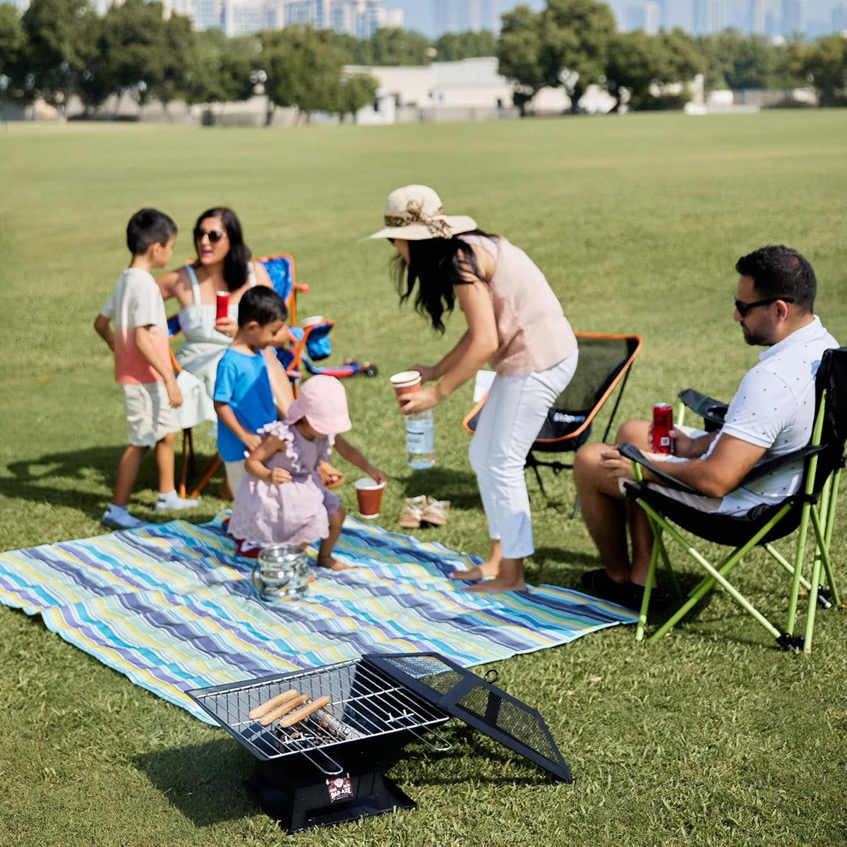 Bad Axe Bad Axe The Chopping Block Firepit