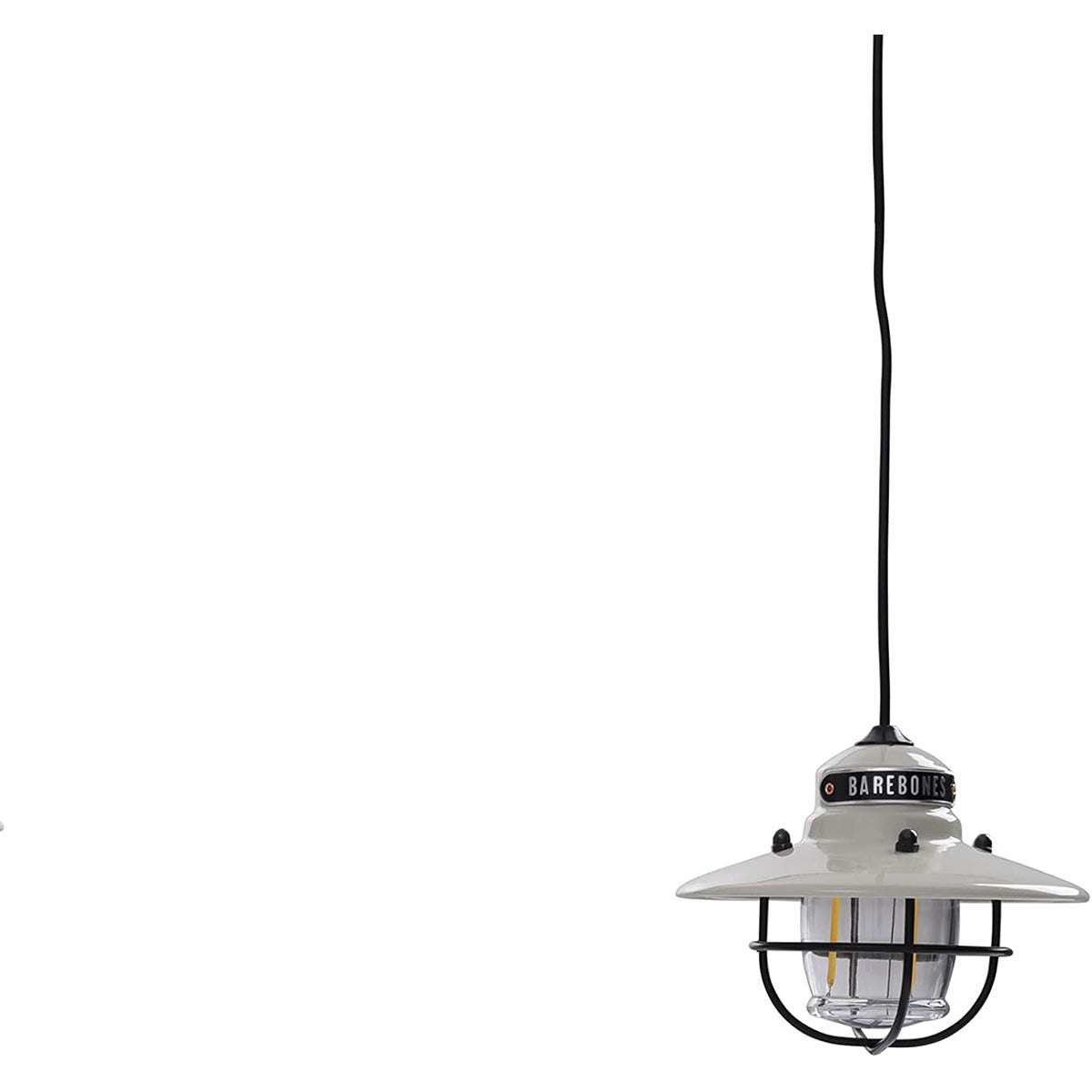 Barebones Edison Pendant Light (Vintage White)