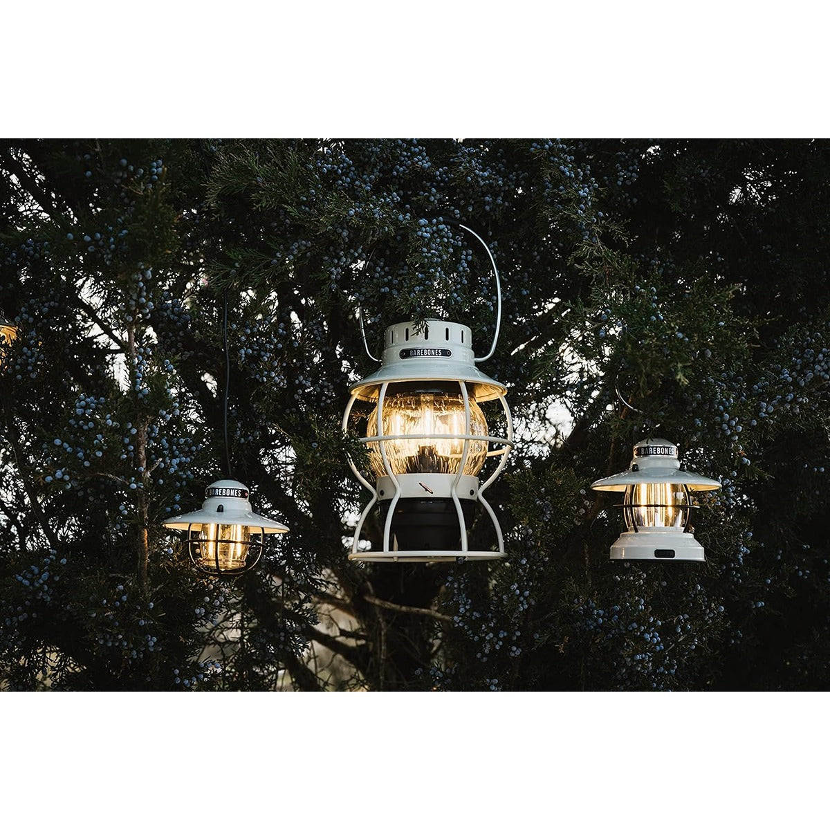 Barebones Edison Pendant Light (Vintage White)