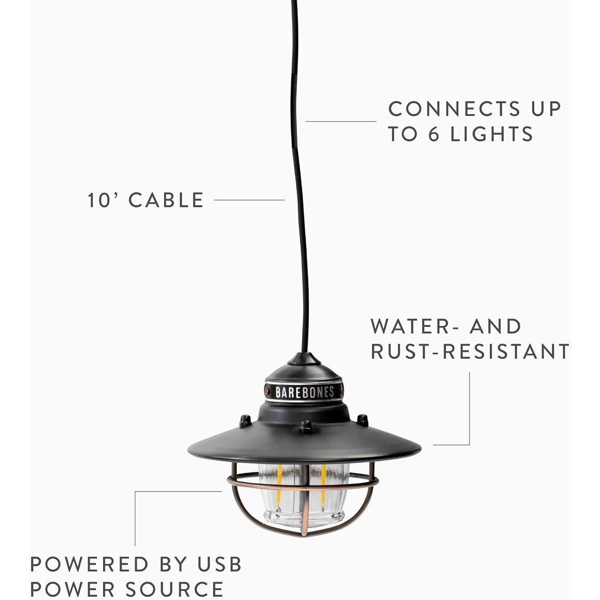 Barebones Edison Pendant Light (Bronze)
