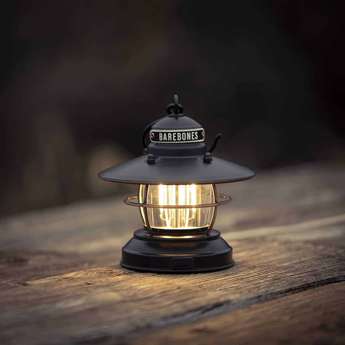 Barebones Edison Mini Lantern (Antique Bronze)