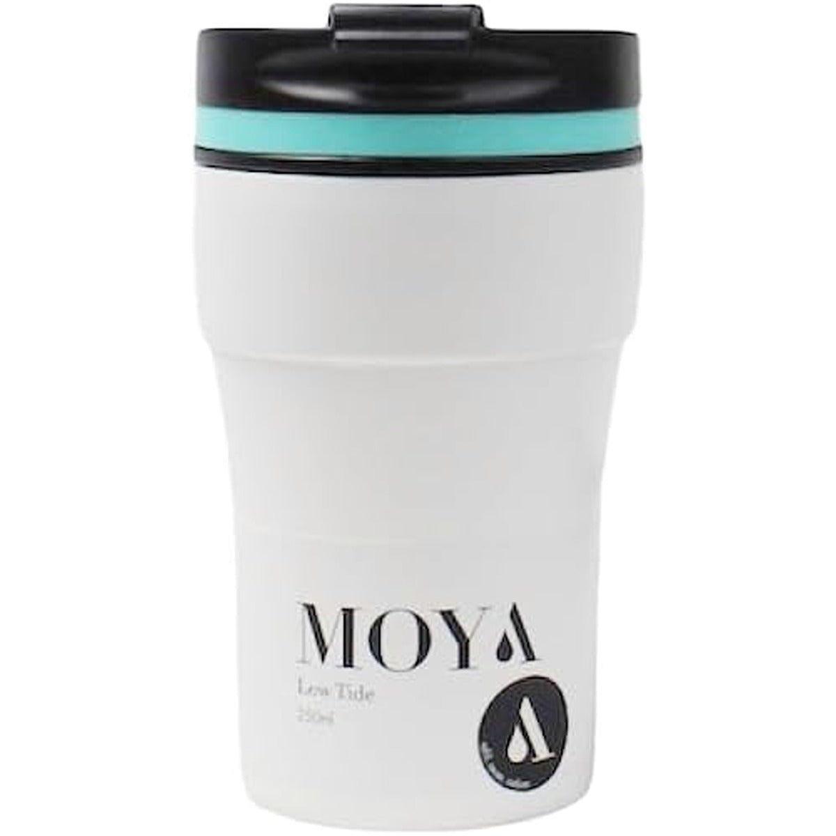 Moya Moya  Low Tide  250ml Travel Coffee Mug Blue-White
