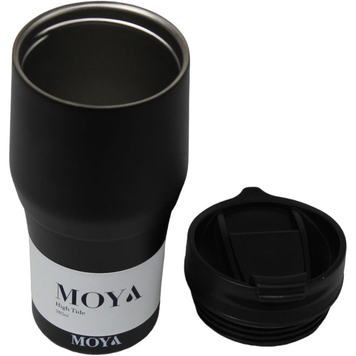 Moya Moya  High Tide  380ml Travel Coffee Mug Blue-Black