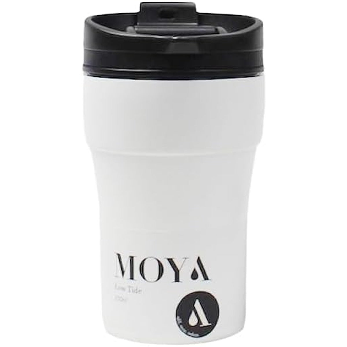 Moya Moya  Low Tide  250ml Travel Coffee Mug Black-White