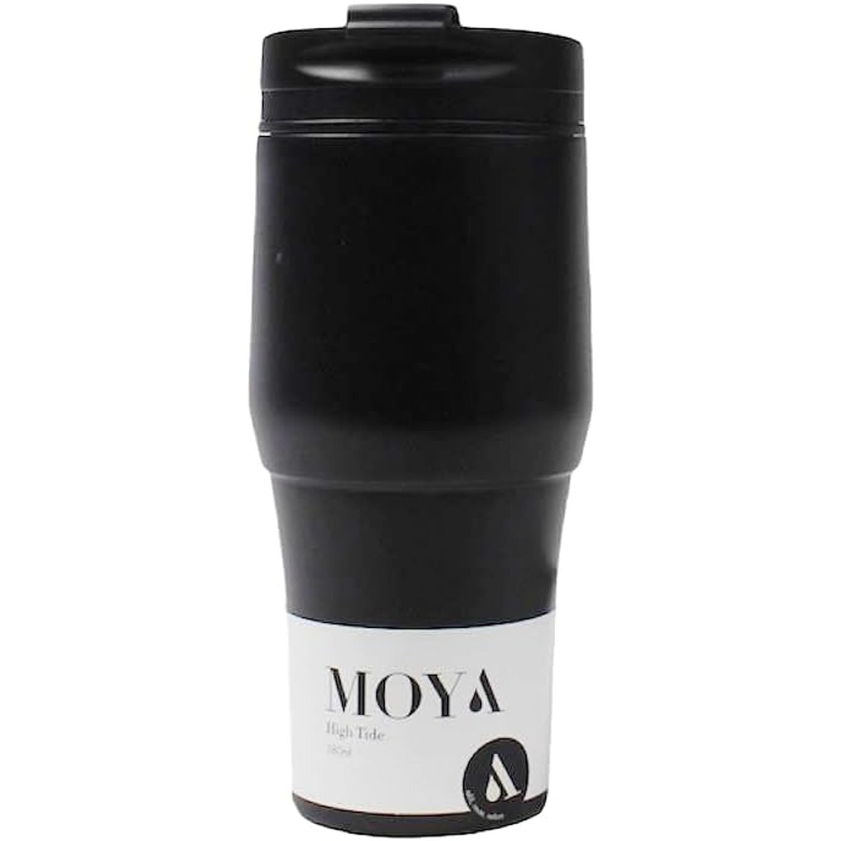 Moya Moya  High Tide  380ml Travel Coffee Mug Black-Black