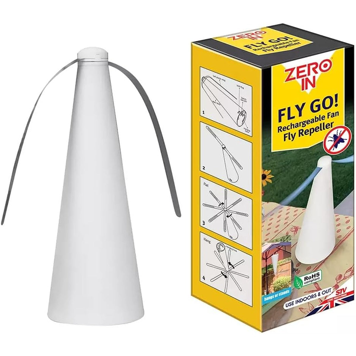 Stv Fly Go! USB Rechargeable Fan Repeller