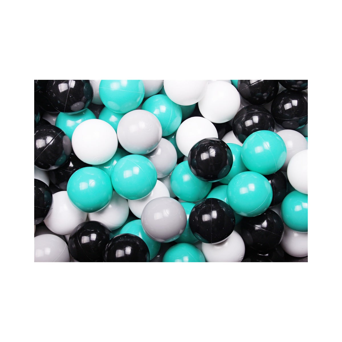 Ezzro Black Balls Set of 100