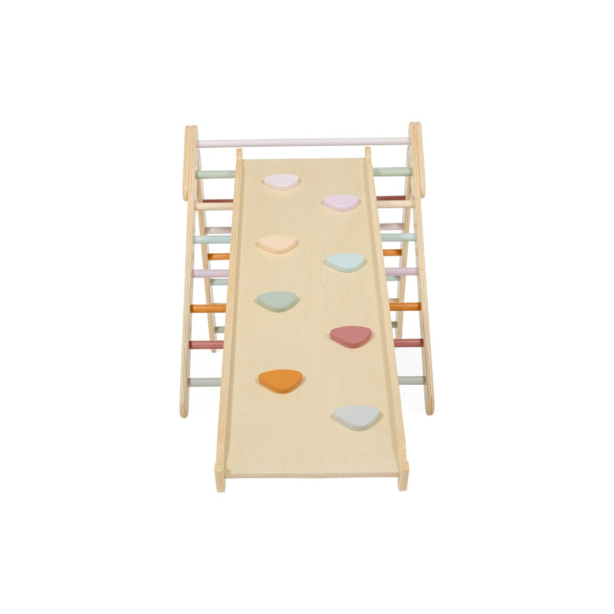 Ezzro Multi Color Medium Climbing Foldable Triangle Reversible Board Duo