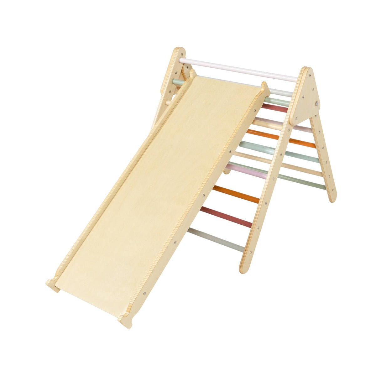 Ezzro Multi Color Medium Climbing Foldable Triangle Reversible Board Duo