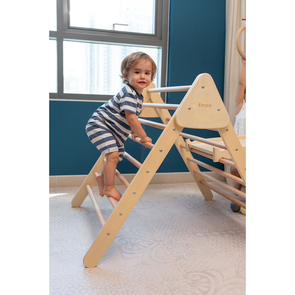 Ezzro Natural Medium Climbing Foldable Triangle With Duo Board