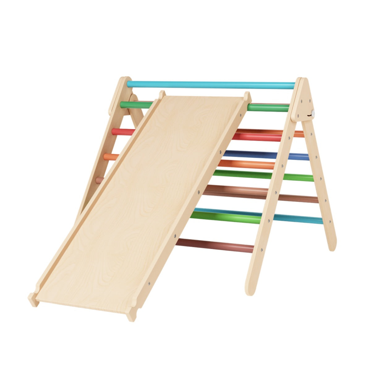 Ezzro Rainbow Large Climbing Foldable Triangle With Duo Board