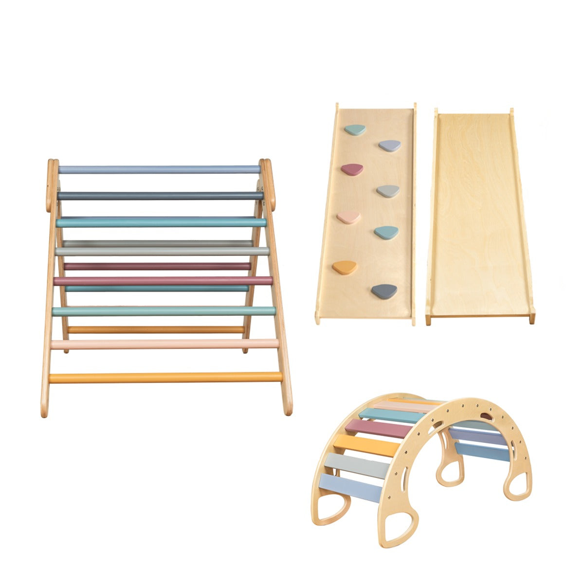 Ezzro Large Toddler Climbing Set - Multi