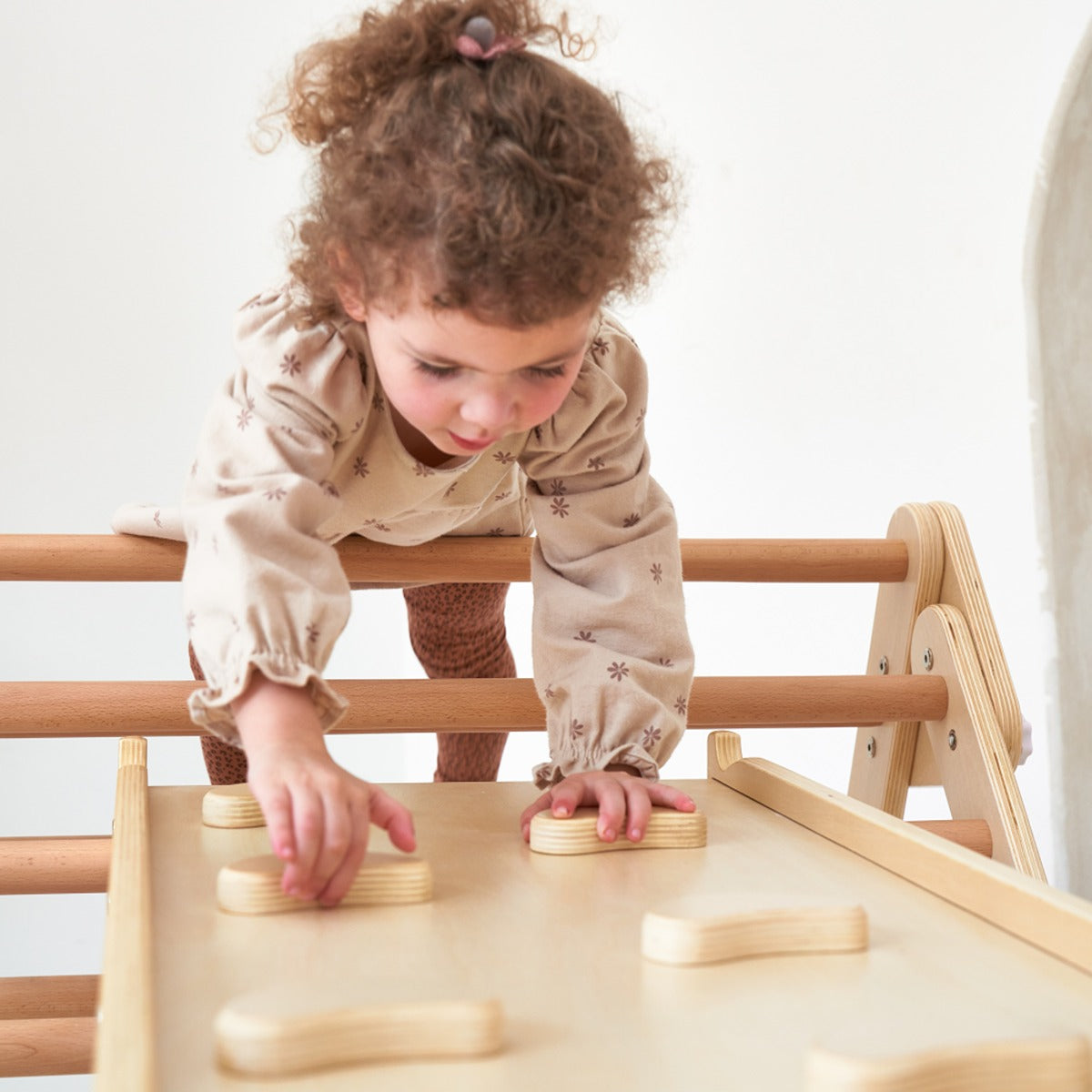 Ezzro Ezzro Mini Toddler Pikler w/Large Climbing Pikler and Ramp/Slide