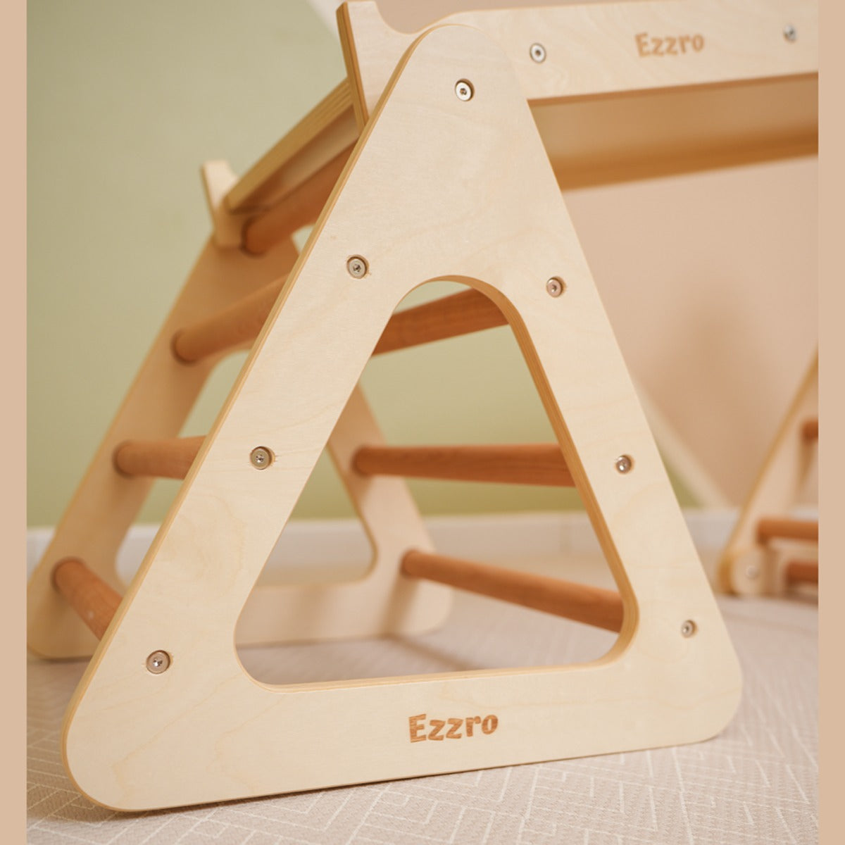 Ezzro Ezzro Mini Toddler Pikler Climbing Triangle