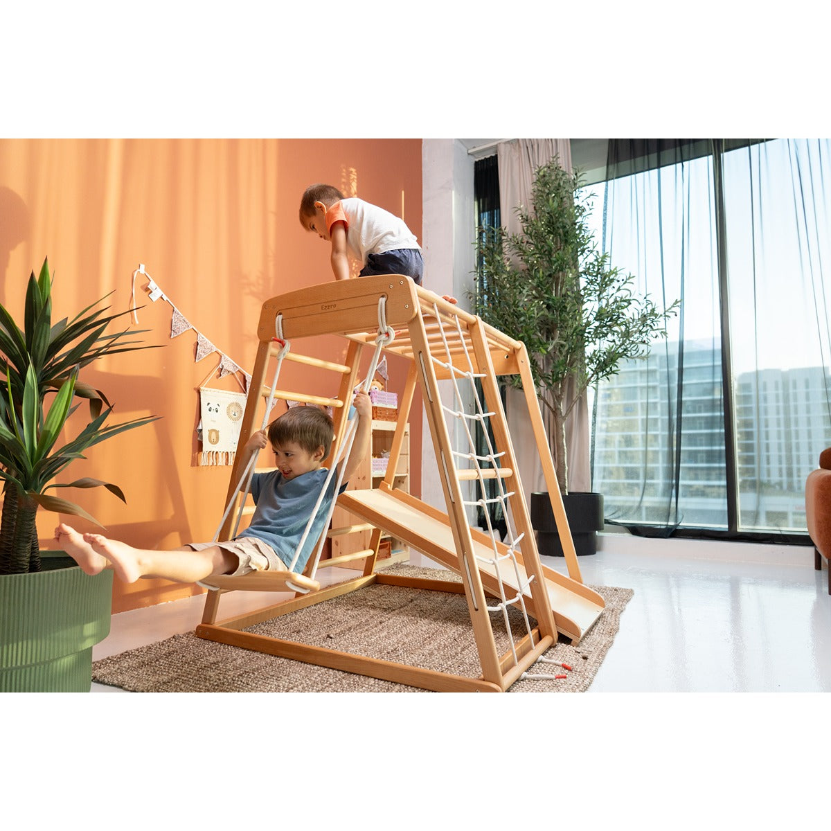 Ezzro Natural Indoor Jungle Gym