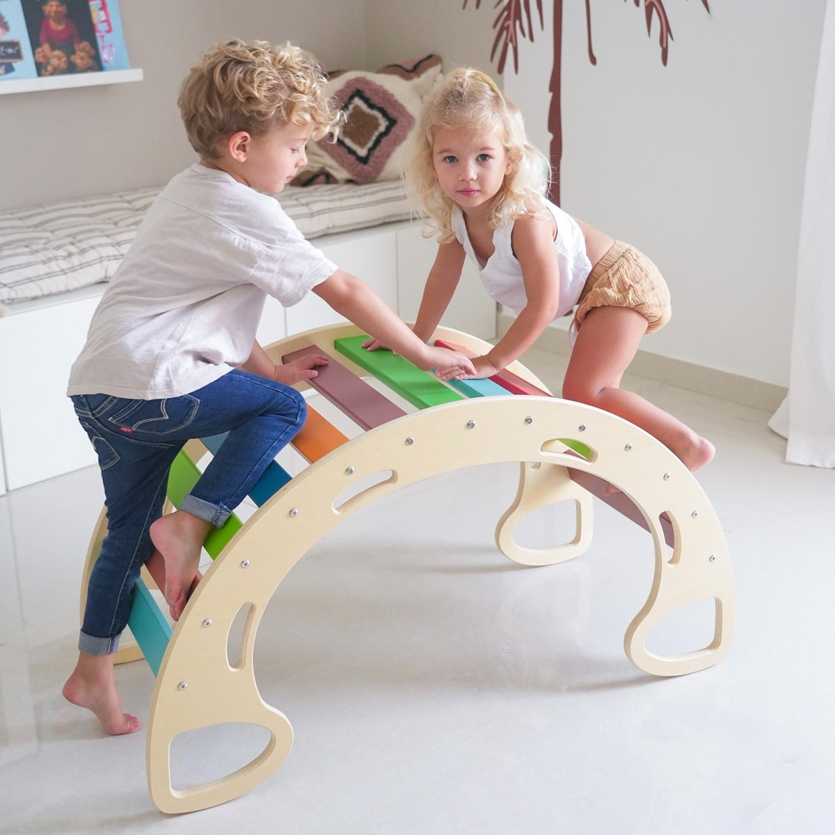 Ezzro Rainbow Large Rocker Balance Board