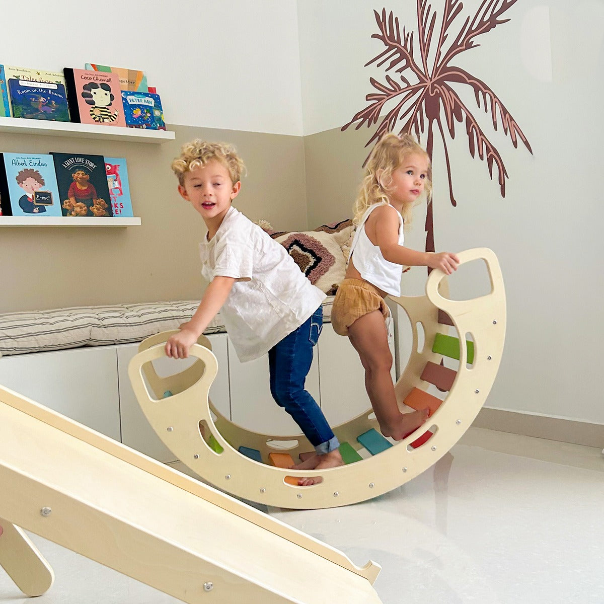 Ezzro Rainbow Large Rocker Balance Board