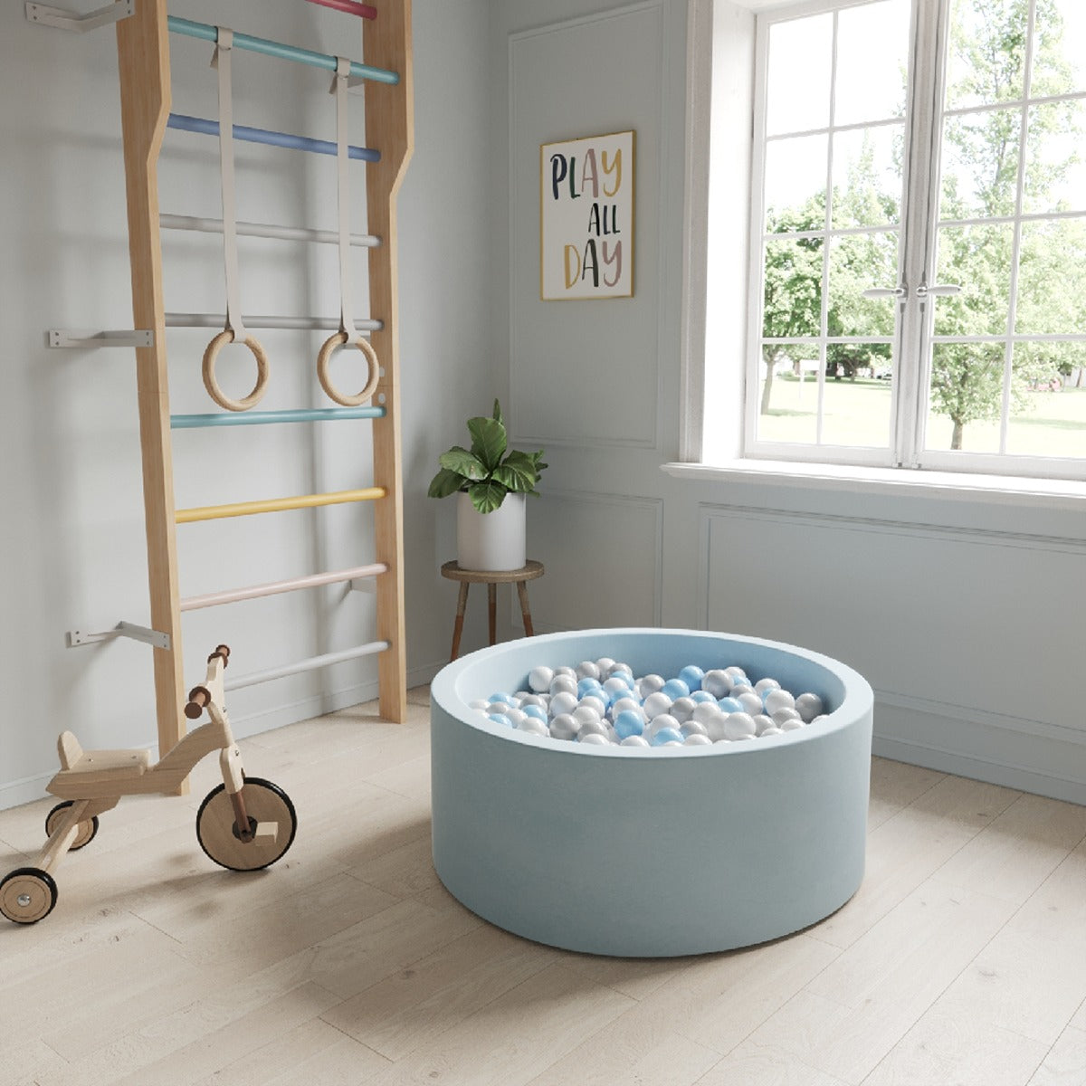 Ezzro Multicolor Modern Scandinavian Ladder Gym