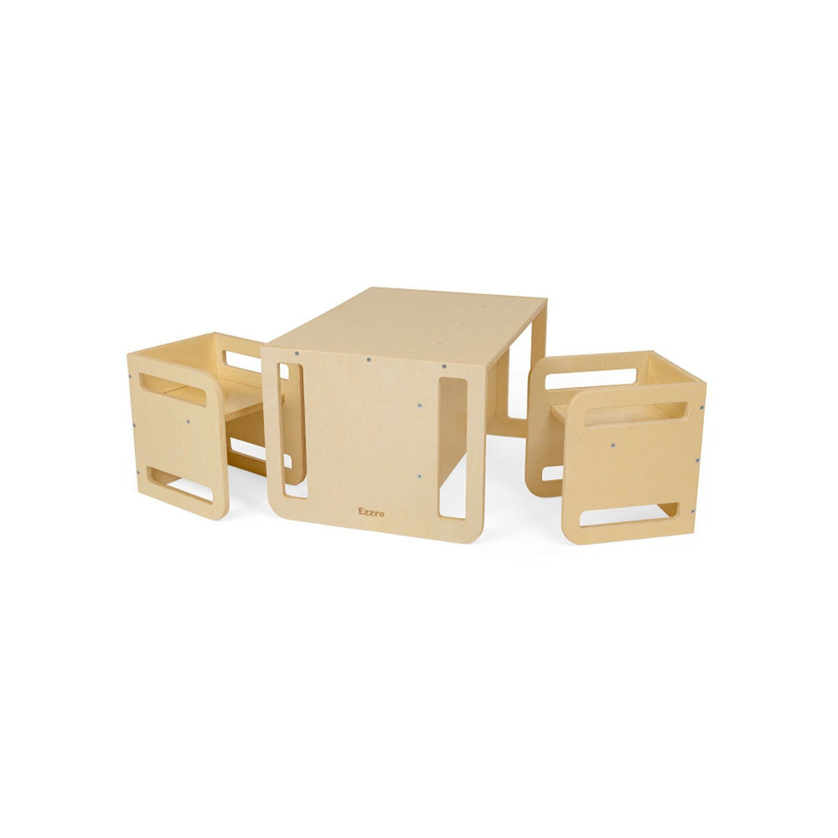Ezzro Natural Montessori Table Set