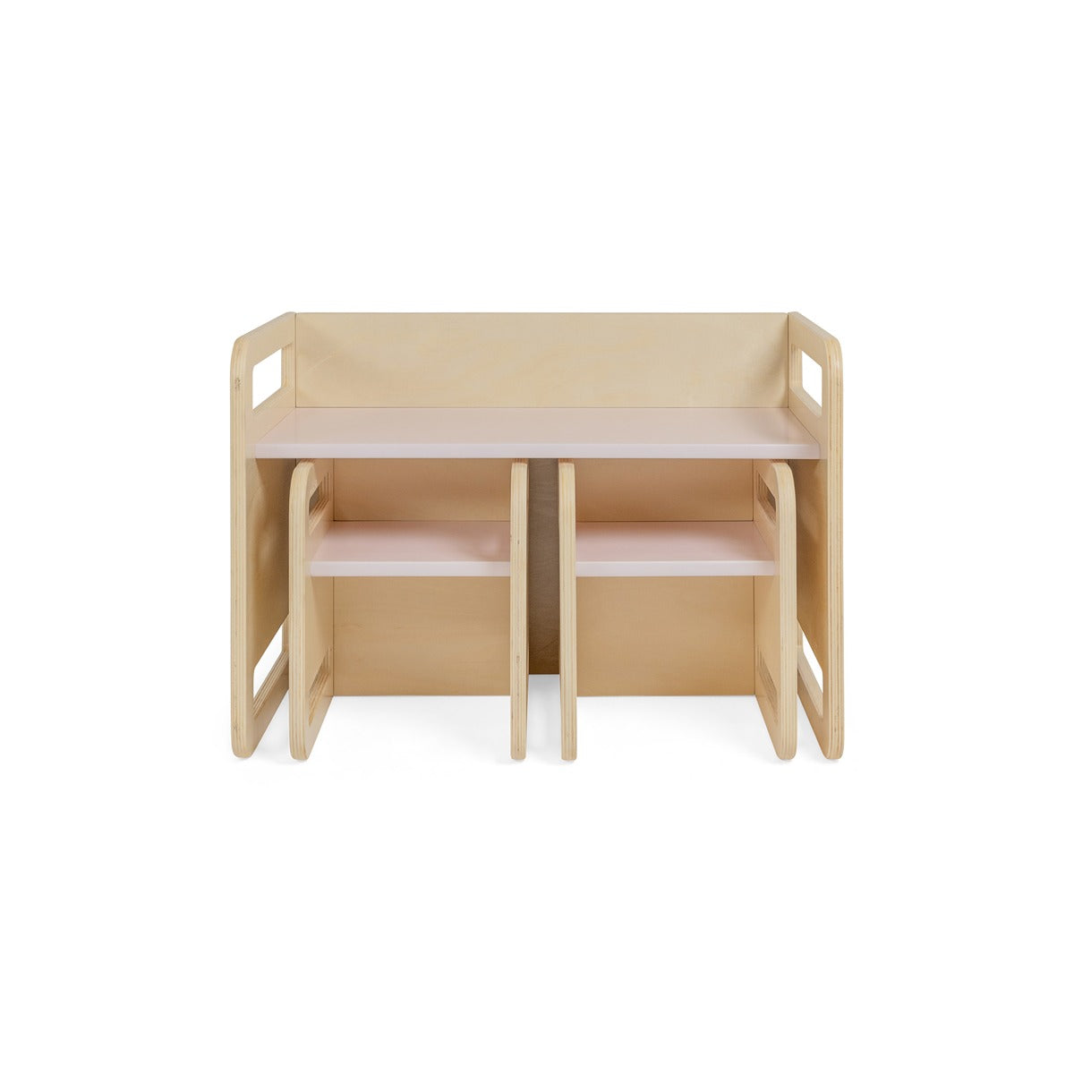 Ezzro Natural / Light Pink Montessori Table Set