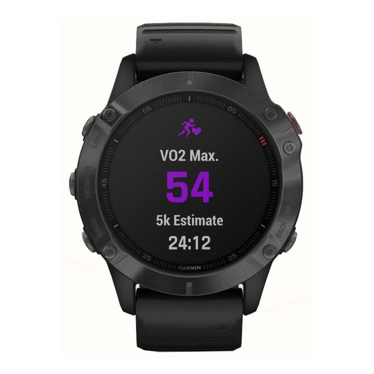 Garmin Fenix 6 Pro Sapphire Multisport GPS Watch - Carbon Grey with Black Band