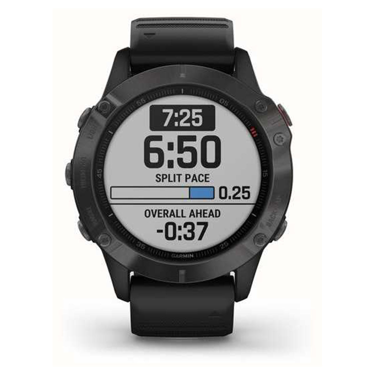 Garmin Fenix 6 Pro Sapphire Multisport GPS Watch - Carbon Grey with Black Band