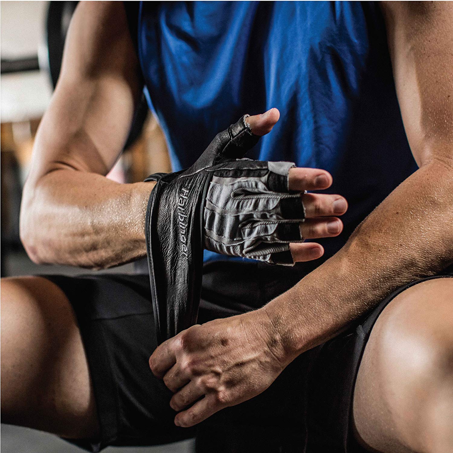 Harbinger Gym Exercise Bioform Wristwrap - Gray - 361255