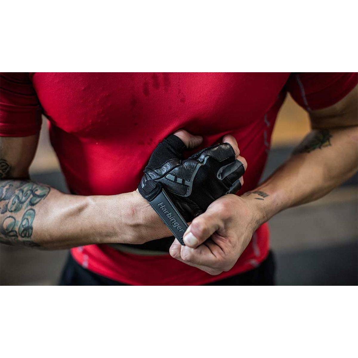 Harbinger Gym Exercise Glove Pro Wash & Dry - Black - 360272